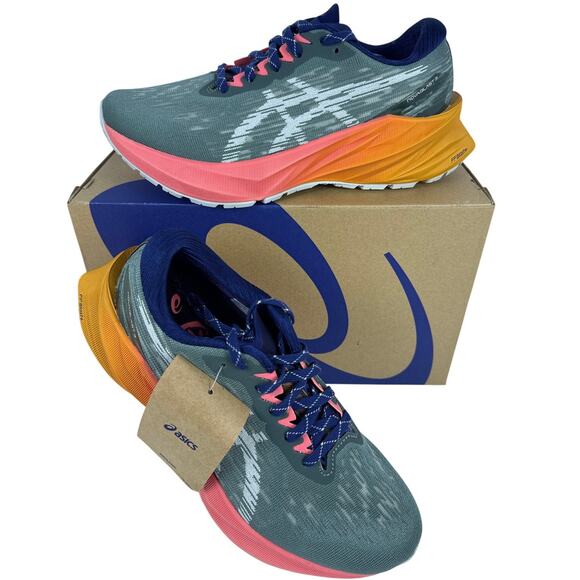 ASICS Novablast 3 Trail Running Athletic Shoe Womens 8 Nature Papaya - Picture 2 of 9